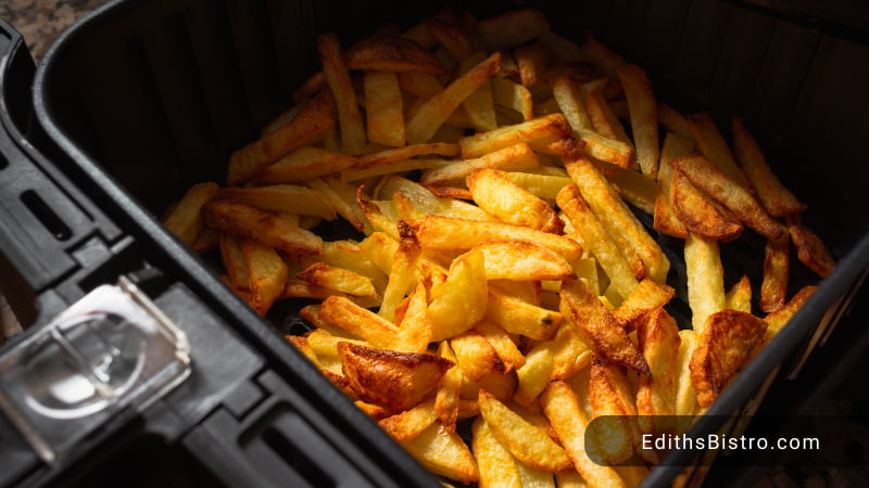 advantages of preparing checkers fries with an air fryer