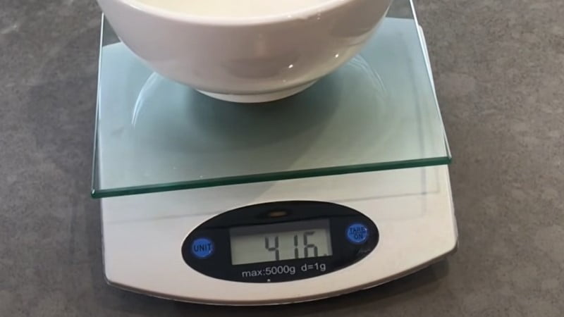 Use a scale to measure ingredients