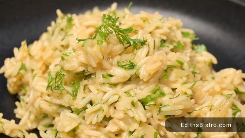 Lemon Garlic Herb Rice