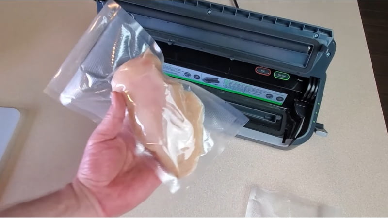 Vacuum sealing is useful for both raw and rotisserie chicken