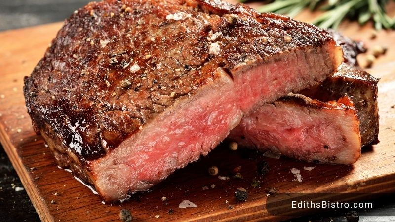what is the red liquid in steak called