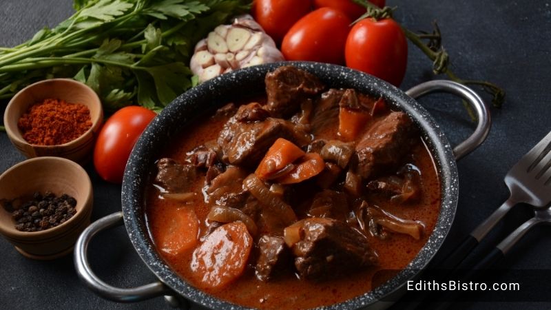what vegetables to serve with beef bourguignon mushrooms