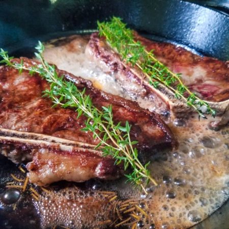 how to baste a steak without butter
