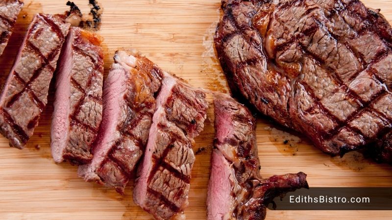 is brown cooked steak bad