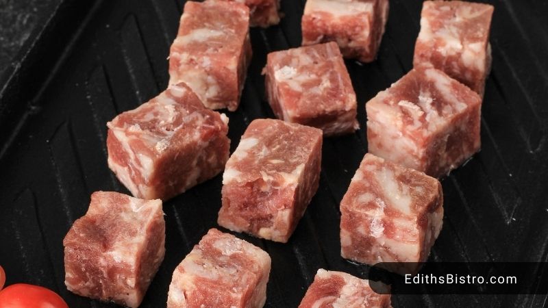 is brown cube steak bad