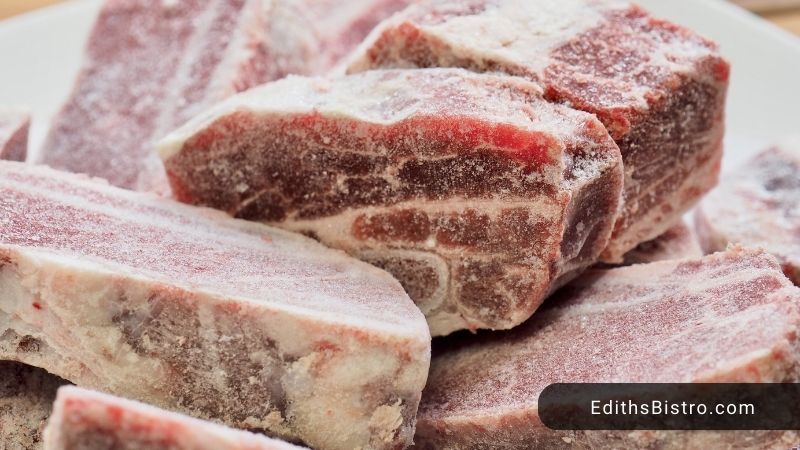 is brown frozen steak bad