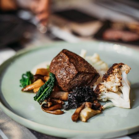 slow cooker eye round steak with mushrooms