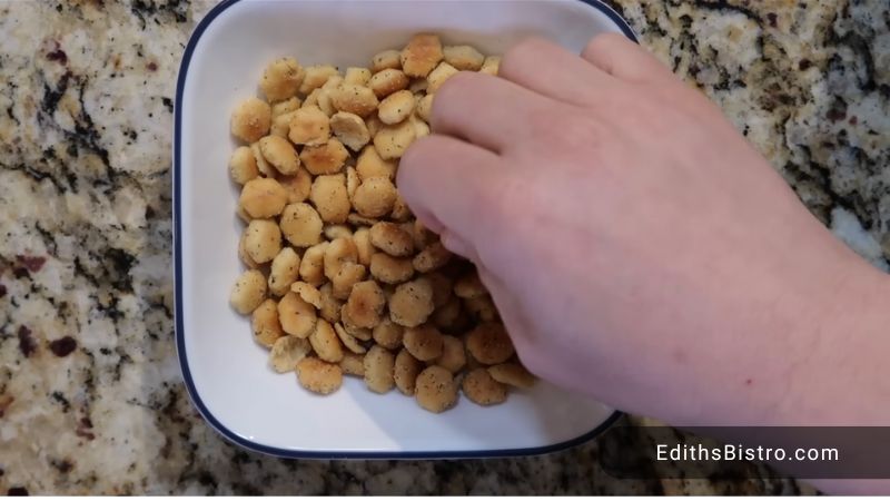 Air Fryer Ranch Oyster Crackers