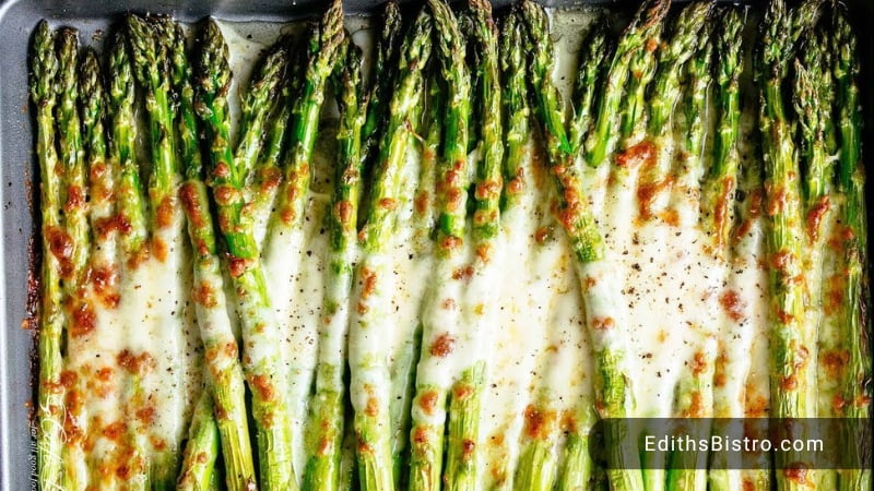 Asparagus with Cheese Sauce 