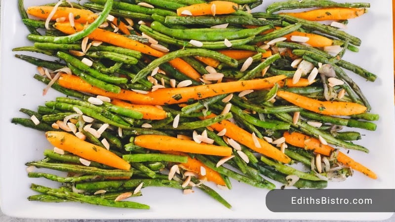 Roasted Carrots And Green Beans