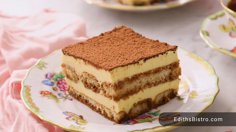 Serve Tiramisu with sausage and peppers