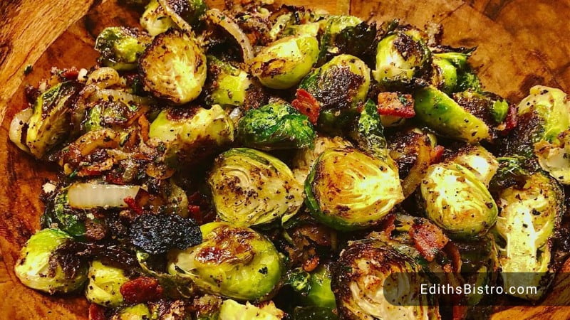 Roasted Brussels Sprouts with Bacon